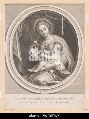 Maria Met Kind en de Jonge Johannes de doper, Venetian Augustine, After ...