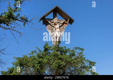 Holzkreuz Bei Egg In Vorarlberg, Austria Stock Photo