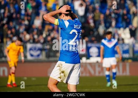 Brescia, Italy. 03rd Feb, 2024. Dimitri Bisoli (Brescia Calcio) disappointed during Brescia Calcio vs AS Cittadella, Italian soccer Serie B match in Brescia, Italy, February 03 2024 Credit: Independent Photo Agency/Alamy Live News Stock Photo