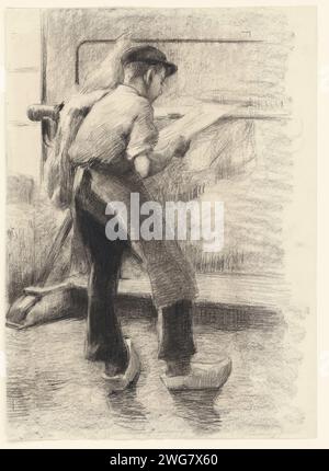 Factory boy at work, Anthon Gerhard Alexander van Rappard, 1868 - 1892 ...