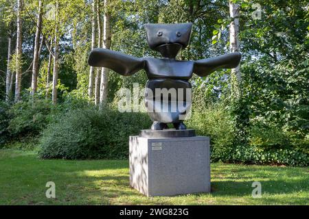 Louisiana Museum of Modern Art in Humlebaek, Max Ernst Skulptur im Skulpturen-Park des Museums *** Louisiana Museum of Modern Art in Humlebaek, Max Er Stock Photo