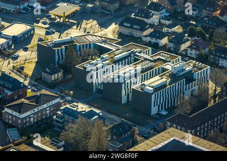 Luftbild, Hochschule Ruhr West Campus Bottrop, Nord-Ost, Bottrop, Ruhrgebiet, Nordrhein-Westfalen, Deutschland ACHTUNGxMINDESTHONORARx60xEURO *** Aerial view, Hochschule Ruhr West Campus Bottrop, North East, Bottrop, Ruhr area, North Rhine-Westphalia, Germany ATTENTIONxMINDESTHONORARx60xEURO Stock Photo