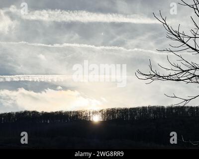 Actual climate change in Europe Stock Photo