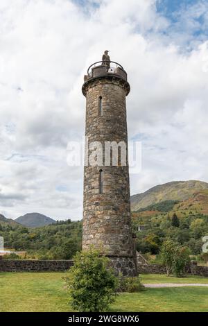 Statue of the Unknown Highlander at the top of the 1745 Jacobite rising ...