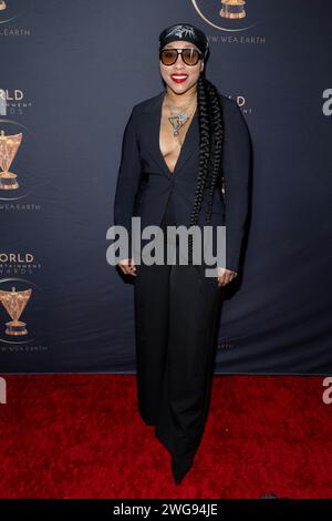 Hollywood, USA. 02nd Feb, 2024. Singer/Songwriter LU attends World Entertainment Awards Afterparty presented by The Soiree at The Bourbon Room, Los Angeles, CA, February 2nd, 2024 Credit: Eugene Powers/Alamy Live News Stock Photo