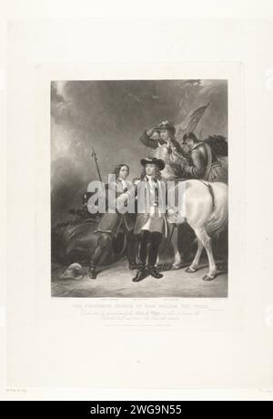 Willem III on the shoulder injured at the Battle of the Boyne, 1690 ...