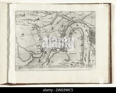 Map of the fortifications along the Scheldt, 1584, 1587 - c. 1591 print ...