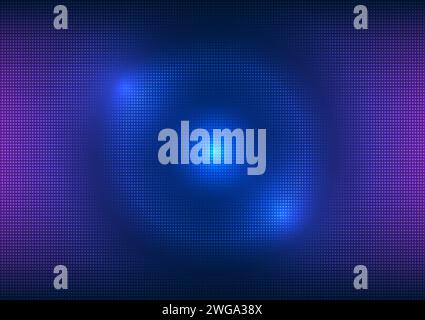 Abstract technology background, square geometric shapes, pixel size. Wave spread concept, technology processing command. Hi-tech, Wallpaper, Screen, P Stock Vector