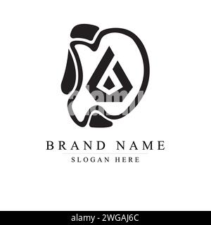 Letter BD Logo Template Design, DB Vector Illustration Design Editable Resizable Stock Vector