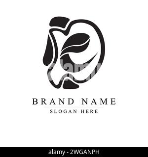 Modern and unique letter DT initials logo design, Initial lowercase letter logo dt, monogram rounded shape, Modern Abstract Letter DT logo, td logo Stock Vector