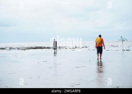 View of the beach environment in summer Stock Photo