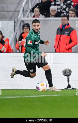 Freiburg Im Breisgau, Germany. 03rd Feb, 2024. Soccer: Bundesliga, SC Freiburg - VfB Stuttgart, Matchday 20, Europa-Park Stadium. Stuttgart's Deniz Undav in action. Credit: Harry Langer/dpa - IMPORTANT NOTE: In accordance with the regulations of the DFL German Football League and the DFB German Football Association, it is prohibited to utilize or have utilized photographs taken in the stadium and/or of the match in the form of sequential images and/or video-like photo series./dpa/Alamy Live News Stock Photo