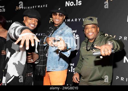 Beverly Hills, USA. 03rd Feb, 2024. Michael Bivens, Ronnie DeVoe and Ricky Bell attend the arrivals of Primary Wave's 17th Annual Pre-GRAMMY Party at The Waldorf Astoria Beverly Hills in Beverly Hills, CA on February 3, 2024. (Photo by Corine Solberg/SipaUSA) Credit: Sipa USA/Alamy Live News Stock Photo