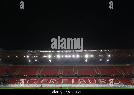 ©PHOTOPQR/VOIX DU NORD/Thierry Thorel ; 03/02/2024 ; Fribourg en Brisgau, le 3 fevrier 2024 - rencontre de la Bundesliga a l'Europa Park Stadion entre le Sc Freiburg et le VfB Stuttgart - Photo : Thierry Thorel / La Voix du Nord  Freiburg im Breisgau, February 3, 2024 - Bundesliga match at the Europa Park Stadion between SC Freiburg and VfB Stuttgart - Stock Photo