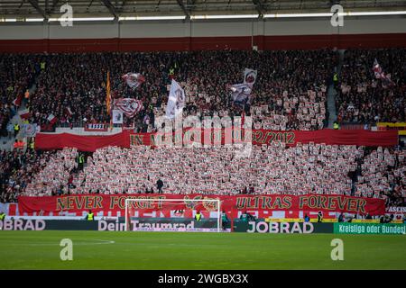 ©PHOTOPQR/VOIX DU NORD/Thierry Thorel ; 03/02/2024 ; Fribourg en Brisgau, le 3 fevrier 2024 - rencontre de la Bundesliga a l'Europa Park Stadion entre le Sc Freiburg et le VfB Stuttgart - Photo : Thierry Thorel / La Voix du Nord  Freiburg im Breisgau, February 3, 2024 - Bundesliga match at the Europa Park Stadion between SC Freiburg and VfB Stuttgart - Stock Photo