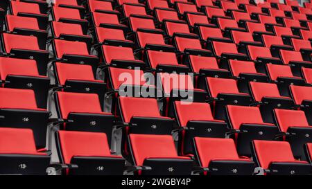 Freiburg, Deutschland. 03rd Feb, 2024. Stadionsitze, SC Freiburg vs. VfB Stuttgart, Fussball, Herren, 1. Bundesliga, 20. Spieltag, Saison 23/24, GER, 03.02.2024, DFL/DFB REGULATIONS PROHIBIT ANY USE OF PHOTOGRAPHS AS IMAGE SEQUENCES AND/OR QUASI-VIDEO, Foto: Eibner-Pressefoto/Wolfgang Frank Credit: dpa/Alamy Live News Stock Photo