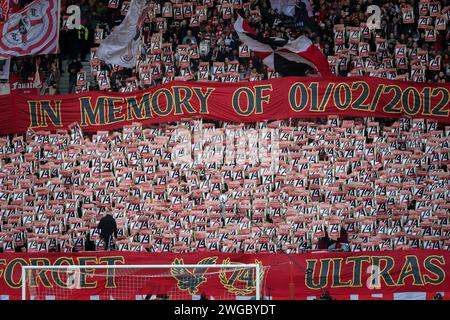 ©PHOTOPQR/VOIX DU NORD/Thierry Thorel ; 03/02/2024 ; Fribourg en Brisgau, le 3 fevrier 2024 - rencontre de la Bundesliga a l'Europa Park Stadion entre le Sc Freiburg et le VfB Stuttgart - Photo : Thierry Thorel / La Voix du Nord  Freiburg im Breisgau, February 3, 2024 - Bundesliga match at the Europa Park Stadion between SC Freiburg and VfB Stuttgart - Stock Photo