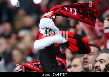 ©PHOTOPQR/VOIX DU NORD/Thierry Thorel ; 03/02/2024 ; Fribourg en Brisgau, le 3 fevrier 2024 - rencontre de la Bundesliga a l'Europa Park Stadion entre le Sc Freiburg et le VfB Stuttgart - Photo : Thierry Thorel / La Voix du Nord  Freiburg im Breisgau, February 3, 2024 - Bundesliga match at the Europa Park Stadion between SC Freiburg and VfB Stuttgart - Stock Photo