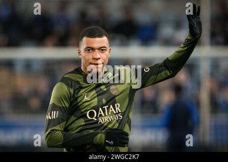 Strasbourg, France, France. 2nd Feb, 2024. Kylian MBAPPE of PSG during the Ligue 1 match between Racing Club de Strasbourg and Paris Saint-Germain (PSG) at La Meinau Stadium on February 02, 2024 in Strasbourg, France. (Credit Image: © Matthieu Mirville/ZUMA Press Wire) EDITORIAL USAGE ONLY! Not for Commercial USAGE! Stock Photo