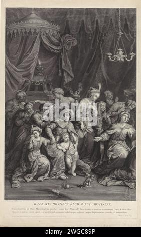 Alexander the Great with the Van Darius family, 1666 - 1707 print Judge ...