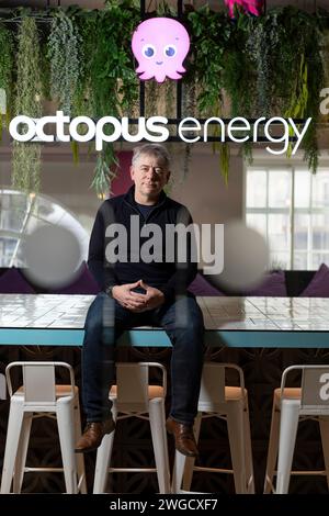 Greg Jackson Founder & CEO Octopus Energy, Launched in 2016, the Group now serves 7.2 million customers across 18 countries, photographed in London UK Stock Photo
