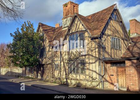 Hall's Croft (home of Shakespeare's daughter, Susanna Hall), Stratford upon Avon, Warwickshire, England, UK Stock Photo