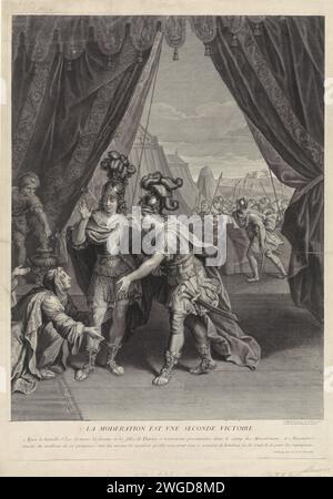 Alexander the Great with the Van Darius family, 1666 - 1707 print Left ...