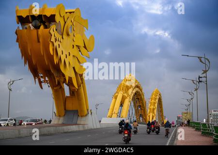 Dragon Bridge, Da Nang, Vietnam Stock Photo