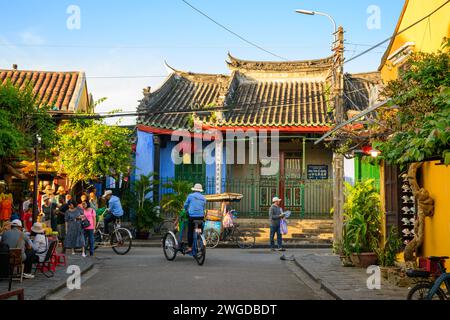Tourist Trishaws at Hoi An, Vietnam Stock Photo