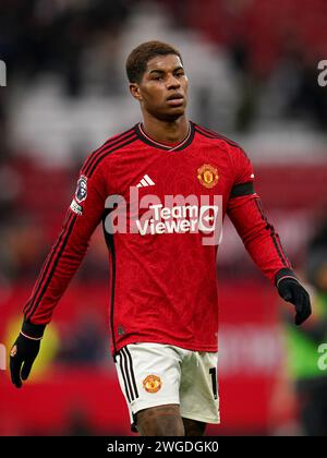 Marcus Rashford Side Manchester United's Marcus Rashford after scoring his side's first goal ...