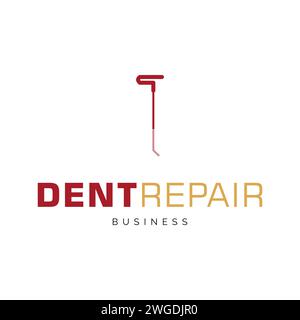 Dent Repair Icon Logo Design Template Stock Vector