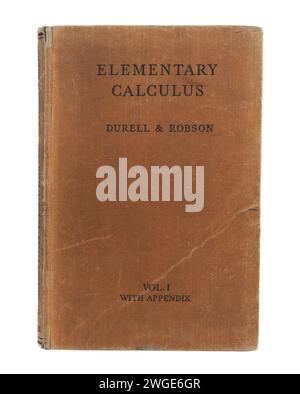Elementary Calculus textbook by Durell and Robson Stock Photo