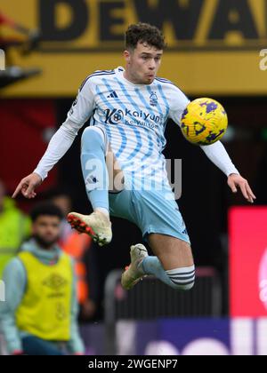 Bournemouth, UK. 30th Jan, 2024. Bournemouth, England, Feb 4th 2024: Nottingham Forest's Neco Williams during the Premier League football match between Bournemouth and Nottingham Forest at the Vitality Stadium in Bournemouth, England (David Horton/SPP) Credit: SPP Sport Press Photo. /Alamy Live News Stock Photo