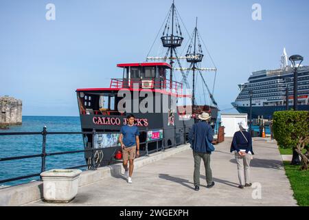 Calico Jack's Pirate Ship Royal Naval Dockyard Bermuda Stock Photo - Alamy