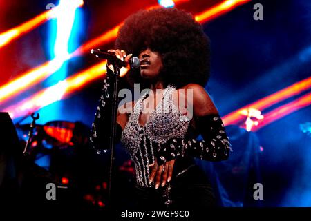 Italy 4 February 2024 Tanerélle Stephens - singer, songwriter and actress  - live at Fabrique Milan © Andrea Ripamonti / Alamy Stock Photo