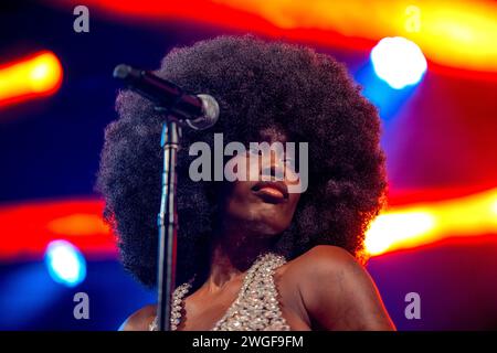 Italy 4 February 2024 Tanerélle Stephens - singer, songwriter and actress  - live at Fabrique Milan © Andrea Ripamonti / Alamy Stock Photo