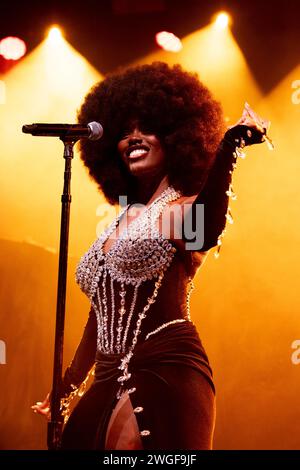 Italy 4 February 2024 Tanerélle Stephens - singer, songwriter and actress  - live at Fabrique Milan © Andrea Ripamonti / Alamy Stock Photo