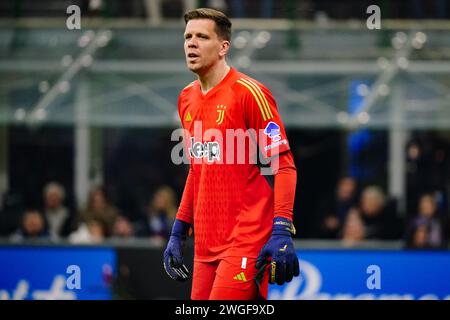 Milan, Italy. 4 Feb, 2024. Wojciech Szczesny (Juventus FC) during the Italian championship Serie A football match between FC Internazionale and Juventus FC on February 4, 2024 at Giuseppe Meazza stadium in Milan, Italy - Credit: Luca Rossini/E-Mage/Alamy Live News Stock Photo