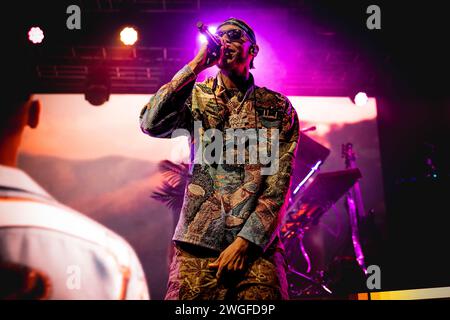 Italy 4 February 2024 Masego - Micah Davis Jamaican-American musician and singer - live at Fabrique Milan © Andrea Ripamonti / Alamy Stock Photo