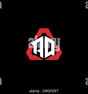 AQ initial logo modern and futuristic concept for esport or gaming logo Stock Vector