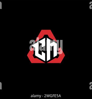 CM initial logo modern and futuristic concept for esport or gaming logo Stock Vector