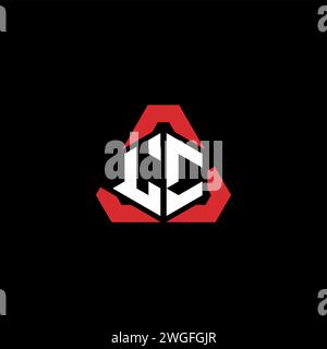 LC initial logo modern and futuristic concept for esport or gaming logo Stock Vector