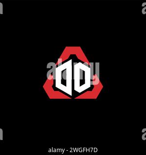 OO initial logo modern and futuristic concept for esport or gaming logo Stock Vector