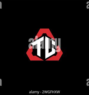 TL initial logo modern and futuristic concept for esport or gaming logo Stock Vector