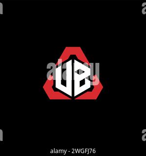 VB initial logo modern and futuristic concept for esport or gaming logo Stock Vector