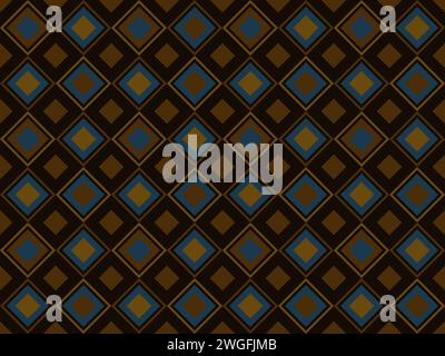 Seamless rhombus pattern, abstract geometric background, vector illustration Stock Vector