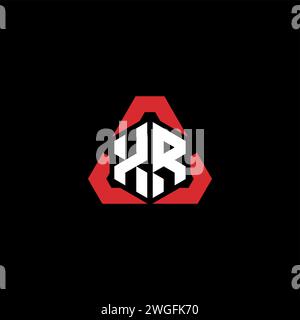 XR initial logo modern and futuristic concept for esport or gaming logo Stock Vector