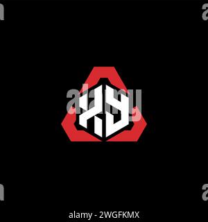 XY initial logo modern and futuristic concept for esport or gaming logo Stock Vector