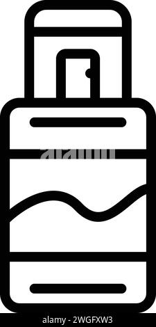 Icon for edt,usb Stock Vector