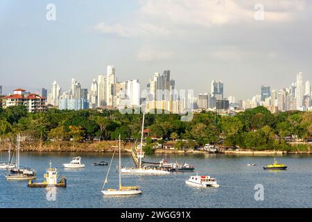 Port of Panama City (Balboa), Panama City, Colon, Colon Province, Repubic of Panama Stock Photo